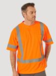 Picture of Wrangler 3W721 Riggs Workwear® High Visibilty Short Sleeve T-Shirt