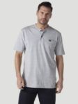 Picture of Wrangler 3W760 Wrangler RIGGS WORKWEAR® Short Sleeve Henley