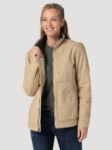 Picture of Wrangler 112318477 Riggs Workwear® Womens Sherpa Lined Canvas Jacket