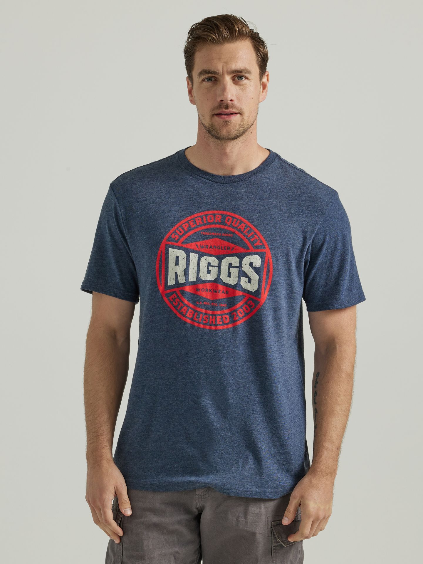 Picture of Wrangler 112336751 RIGGS WORKWEAR Relaxed Short Sleeve T-Shirt with Superior Quality Graphic