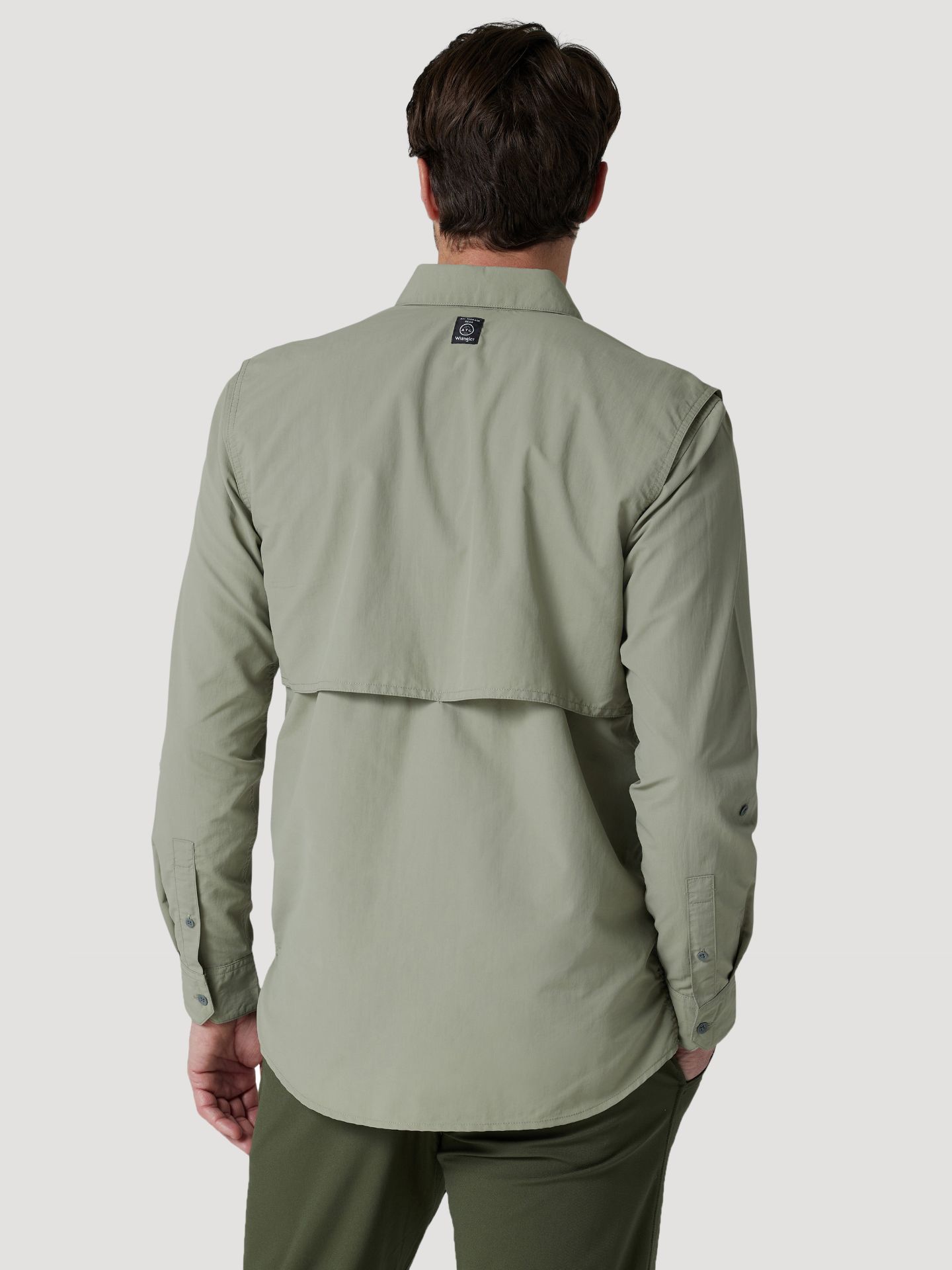 Picture of Wrangler NSB75 ATG -x- Long Sleeve Angler Shirt