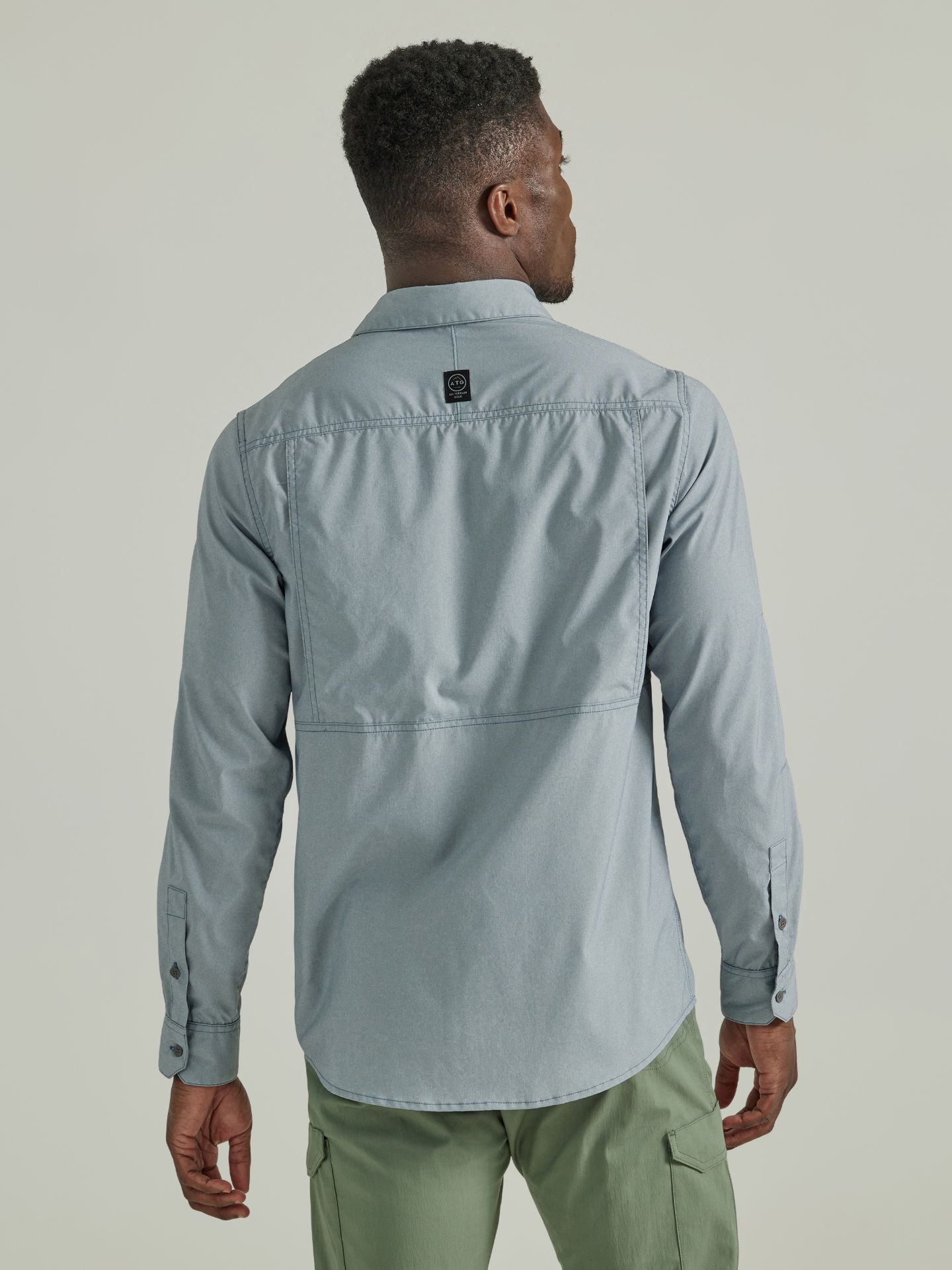 Picture of Wrangler 112315659 ATG -x- Hike To Fish Long Sleeve Shirt