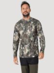 Picture of Wrangler 112322911 ATG -x- Long Sleeve Performance Sun Shirt