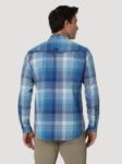 Picture of Wrangler 112323615 ATG -x- Western Utility Plaid Long Sleeve Shirt