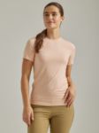 Picture of Wrangler 112331344 ATG -x- Womens Short Sleeve Crewneck Tee