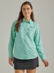 Picture of Wrangler 112333433 ATG -x- Womens Long Sleeve Angler Shirt