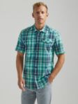 Picture of Wrangler 112333849 ATG -x- Asymmetric Zip Pocket Shirt - Plaid