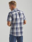 Picture of Wrangler 112333854 ATG -x- Asymmetric Zip Pocket Shirt - Plaid