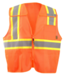 Picture of Occunomix ECO-IMB2T MESH 5-PT. BREAK-AWAY TWO-TONE VEST w/QUICK RELEASE ZIPPER