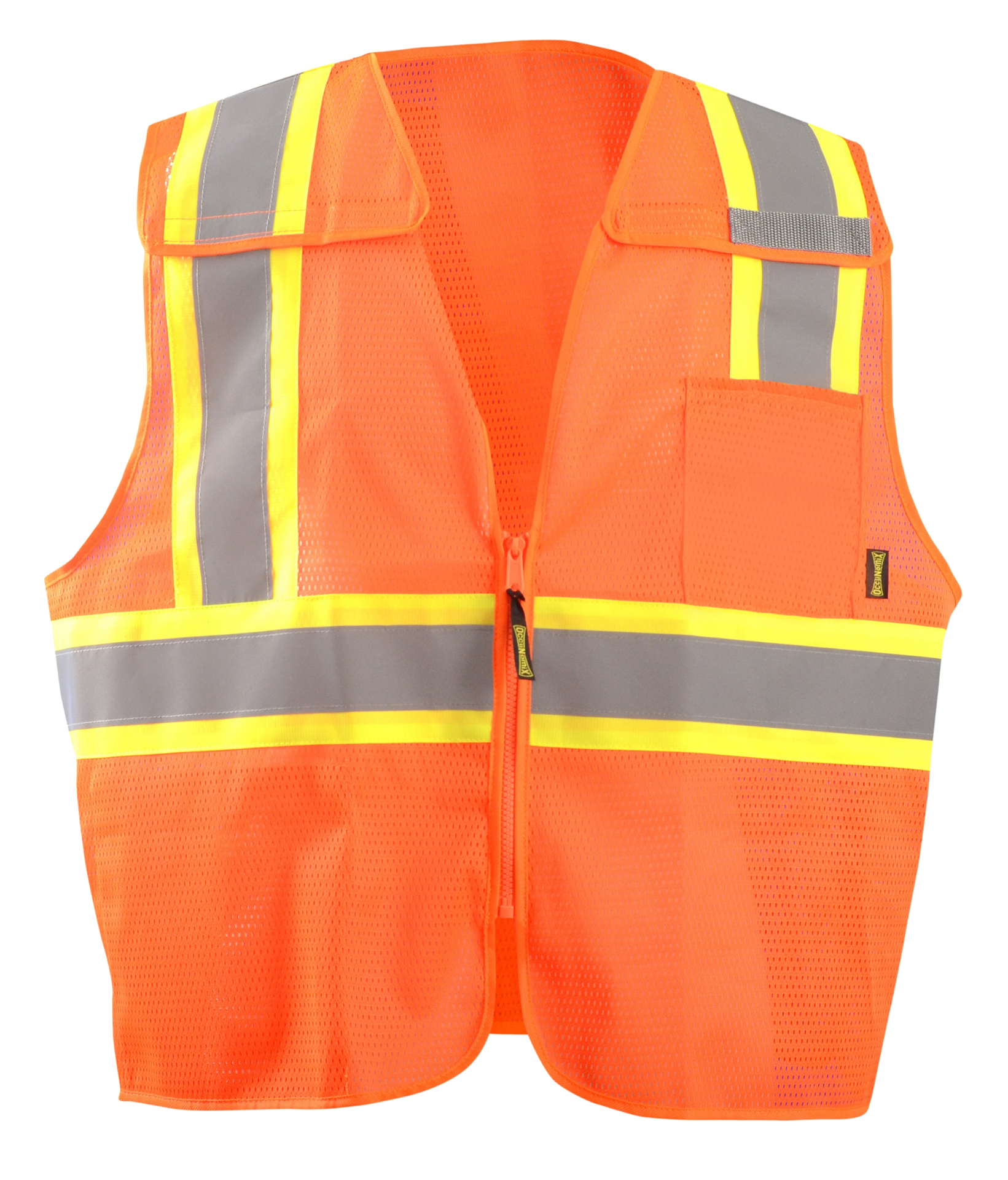 Picture of Occunomix ECO-IMB2T MESH 5-PT. BREAK-AWAY TWO-TONE VEST w/QUICK RELEASE ZIPPER