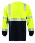 Picture of Occunomix FR-TM2243 FLAME RESISTANT DUAL CERTIFIED NAVY BOTTOM w/OCX™ PATENTED SEGMENTED REFLECTIVE & POCKET *