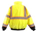 Picture of Occunomix LUX-350-JB2 2-IN-1 TWO-TONE BLACK BOTTOM QUILTED BOMBER JACKET