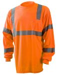 Picture of Occunomix LUX-LSETP3B LONG SLEEVE WICKING BIRDSEYE T-SHIRT w/POCKET