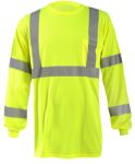 Picture of Occunomix LUX-LSTP3BX LONG SLEEVE WICKING BIRDSEYE X-BACK T-SHIRT w/POCKET