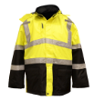 Picture of Occunomix LUX-TJCW INSULATED BLACK BOTTOM PARKA