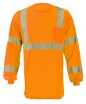 Picture of Occunomix LUX-TLSP3B LONG SLEEVE OCX™ PATENTED SEGMENTED TAPE T-SHIRT w-POCKET