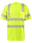 Picture of Occunomix LUX-TSSP3B SHORT SLEEVE OCX™ PATENTED SEGMENTED TAPE T-SHIRT w/POCKET
