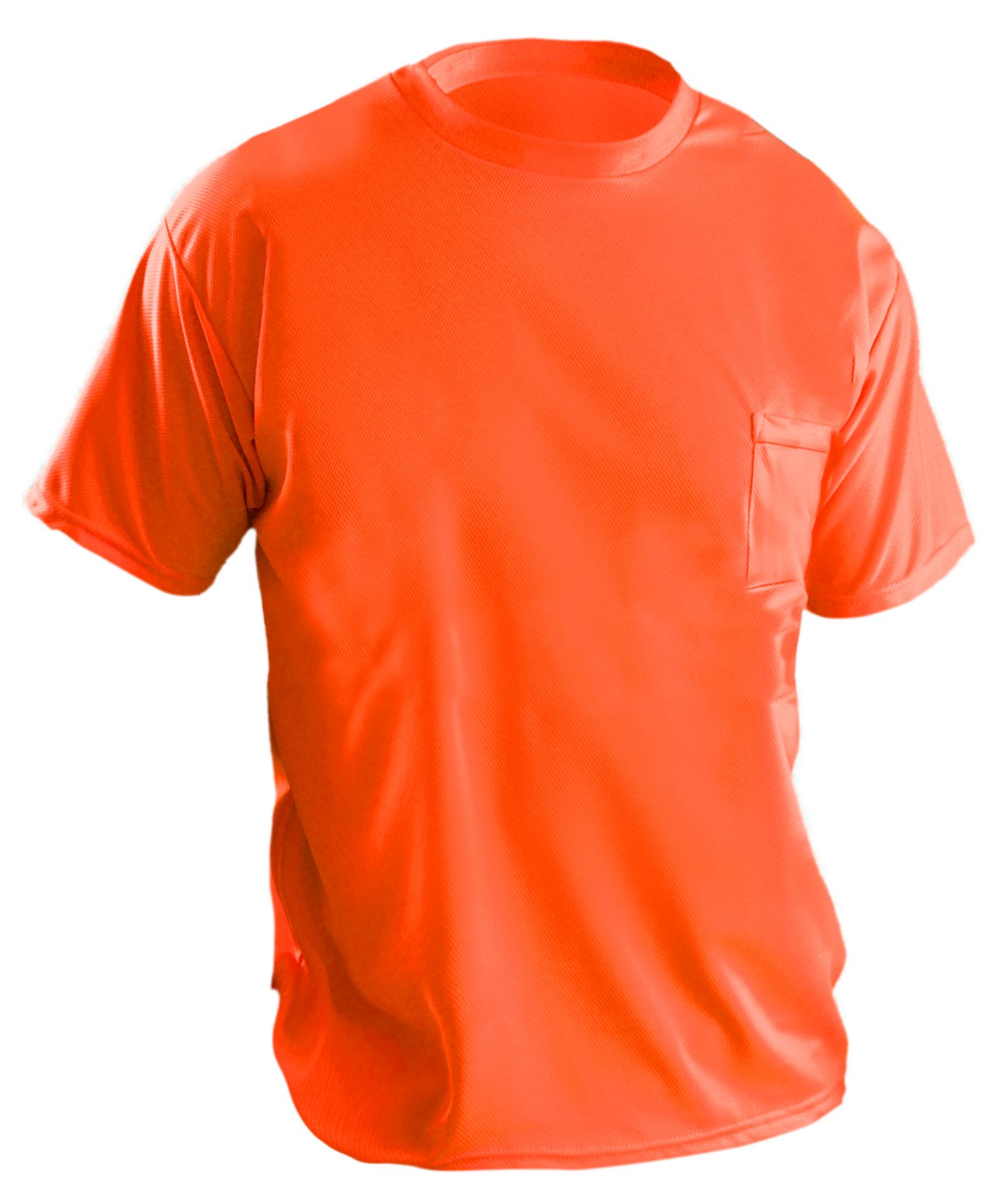 Picture of Occunomix LUX-XSSPB NON-ANSI SHORT SLEEVE WICKING BIRDSEYE T-SHIRT w/POCKET