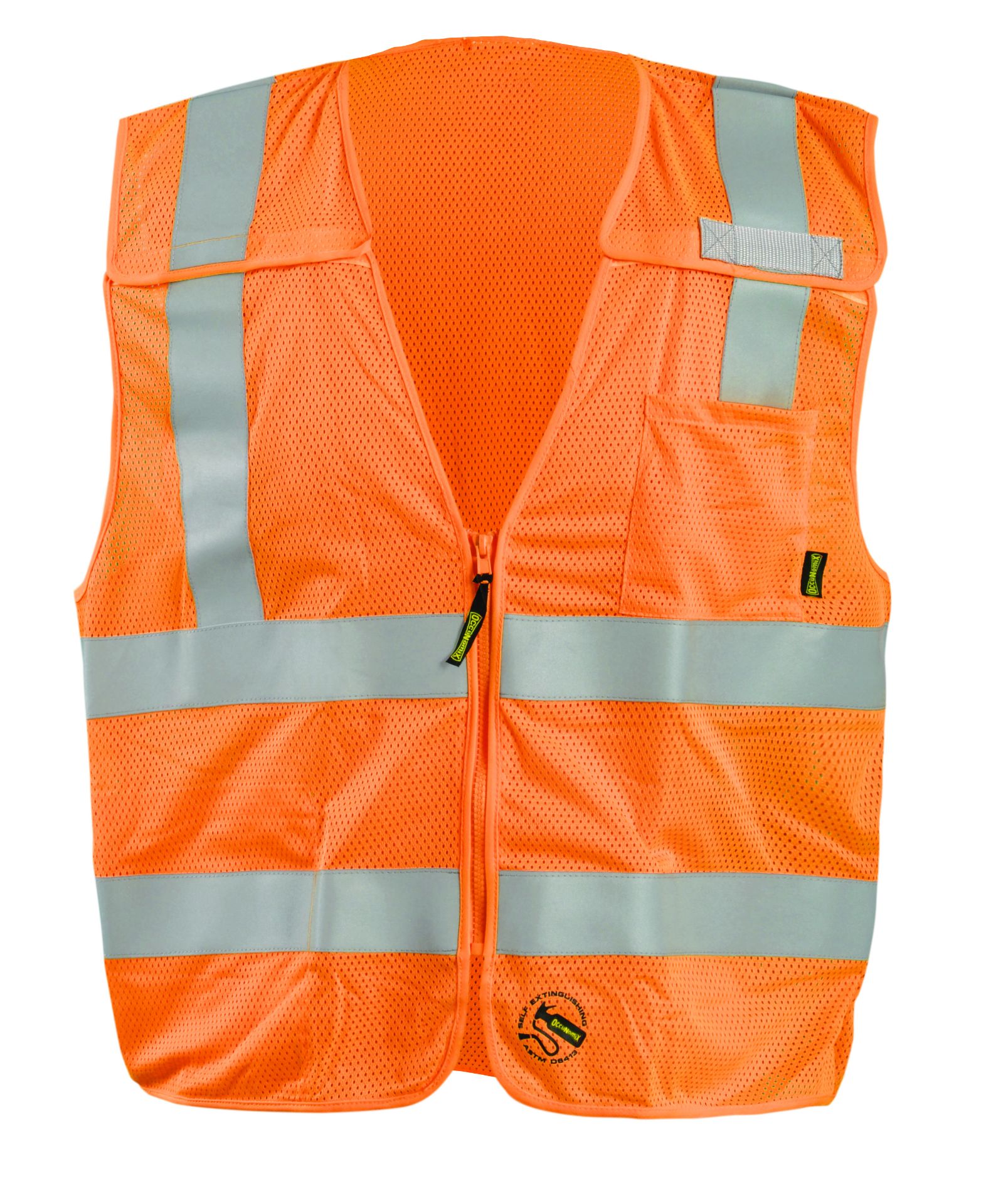 Picture of Occunomix TSE-IMBZ MESH SELF-EXTINGUISHING BREAKAWAY VEST w/QUICK RELEASE ZIPPER