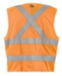 Picture of Occunomix TSE-IMBZX MESH SELF-EXTINGUISHING X-BACK BREAKAWAY VEST w/QUICK RELEASE ZIPPER