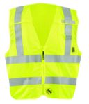 Picture of Occunomix TSE-IMBZX MESH SELF-EXTINGUISHING X-BACK BREAKAWAY VEST w/QUICK RELEASE ZIPPER