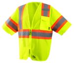 Picture of Occunomix TSE-IMZ32T MESH SELF-EXTINGUISHING TWO-TONE VEST w/QUICK RELEASE ZIPPER