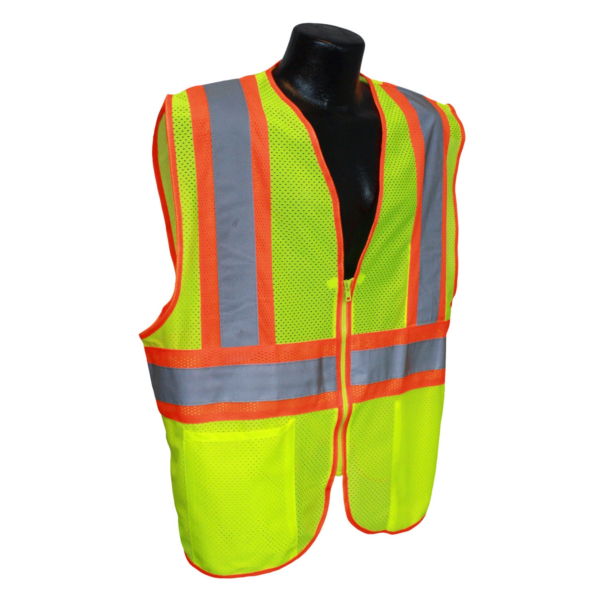 Picture of Radwear USA LHV-5ANSI-CT Type R Class 2 3.5oz Poly Mesh Safety Vest