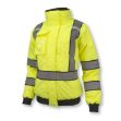 Picture of Radians SJ930-3ZGW Women's Class 3 Quilted Bomber Jacket