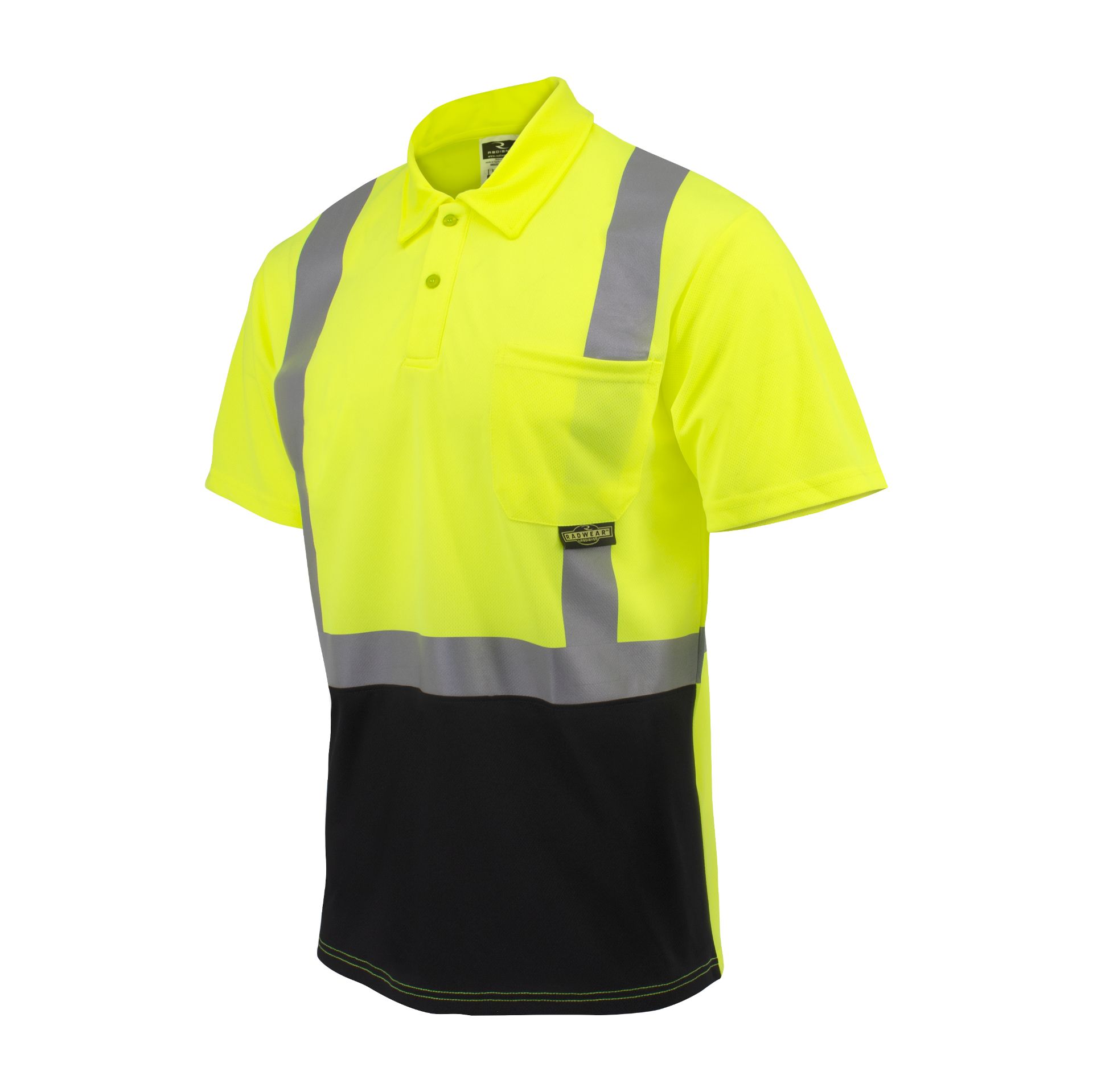 Picture of Radians ST12B Class 2 High Visibility Color Blocked Safety Short Sleeve Polo Shirt