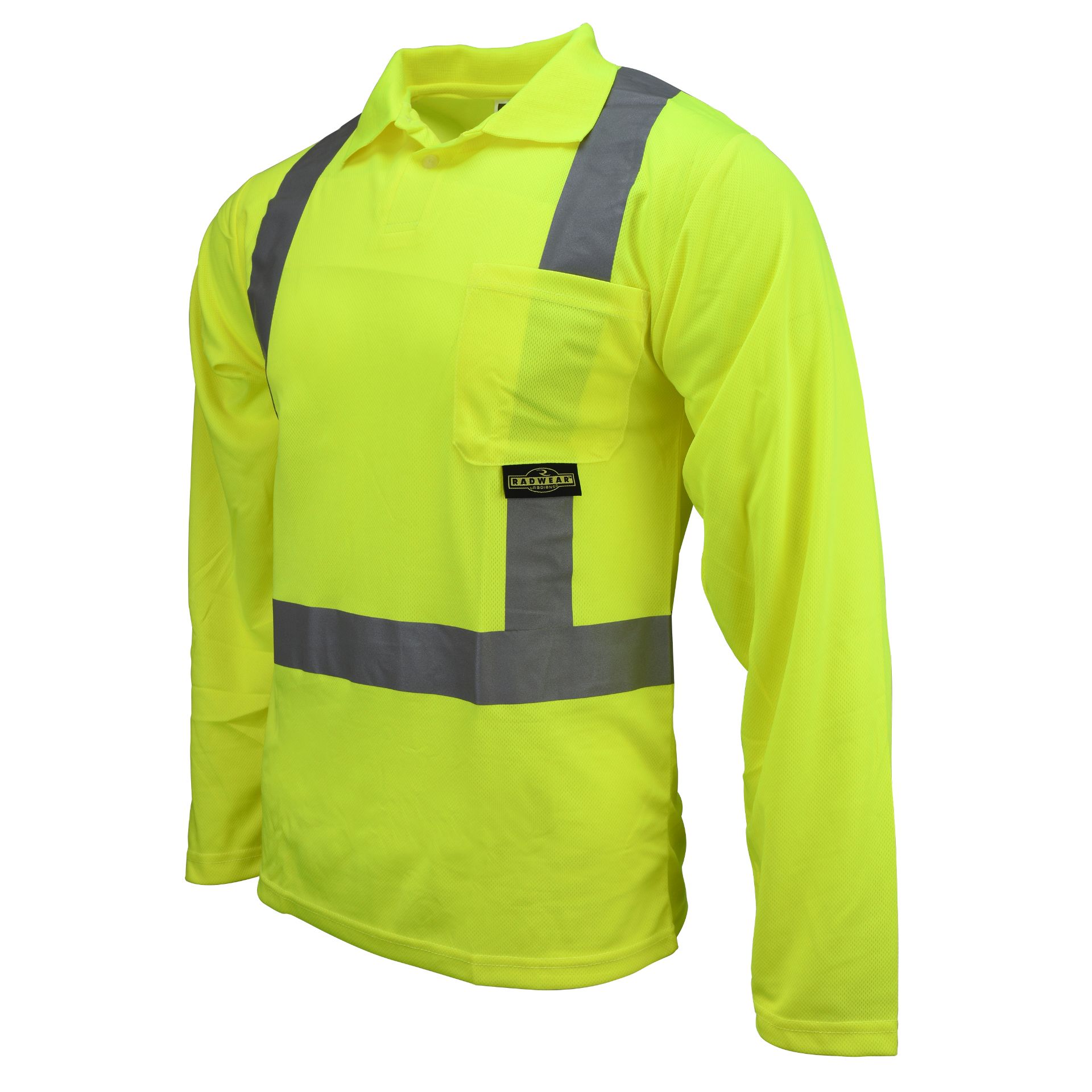 Picture of Radians ST22 Class 2 High Visibility Long Sleeve Safety Polo Shirt