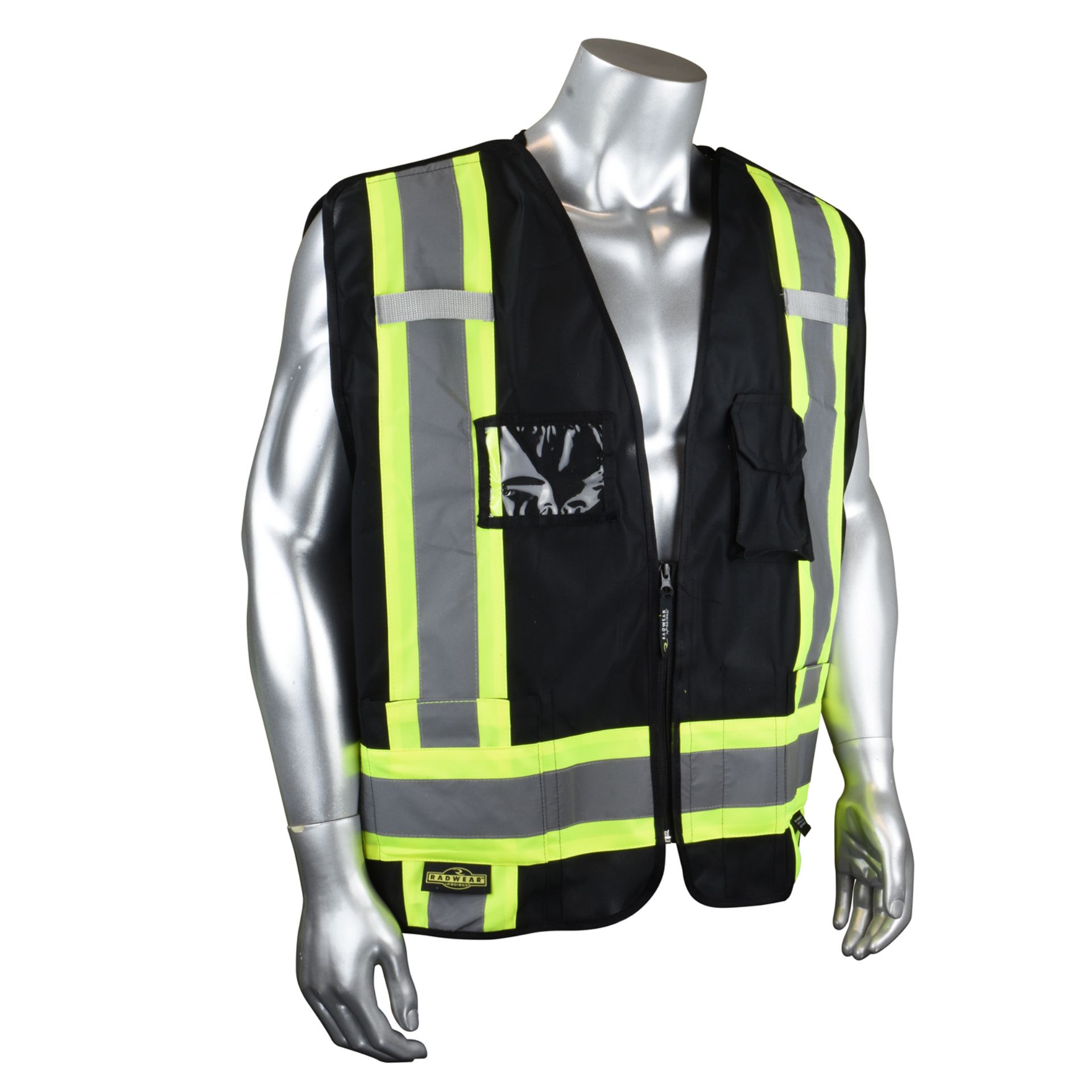 Picture of Radians SV020X-1 Heavy Duty 7-Pocket Tear Away Cruiser Vest X-Back