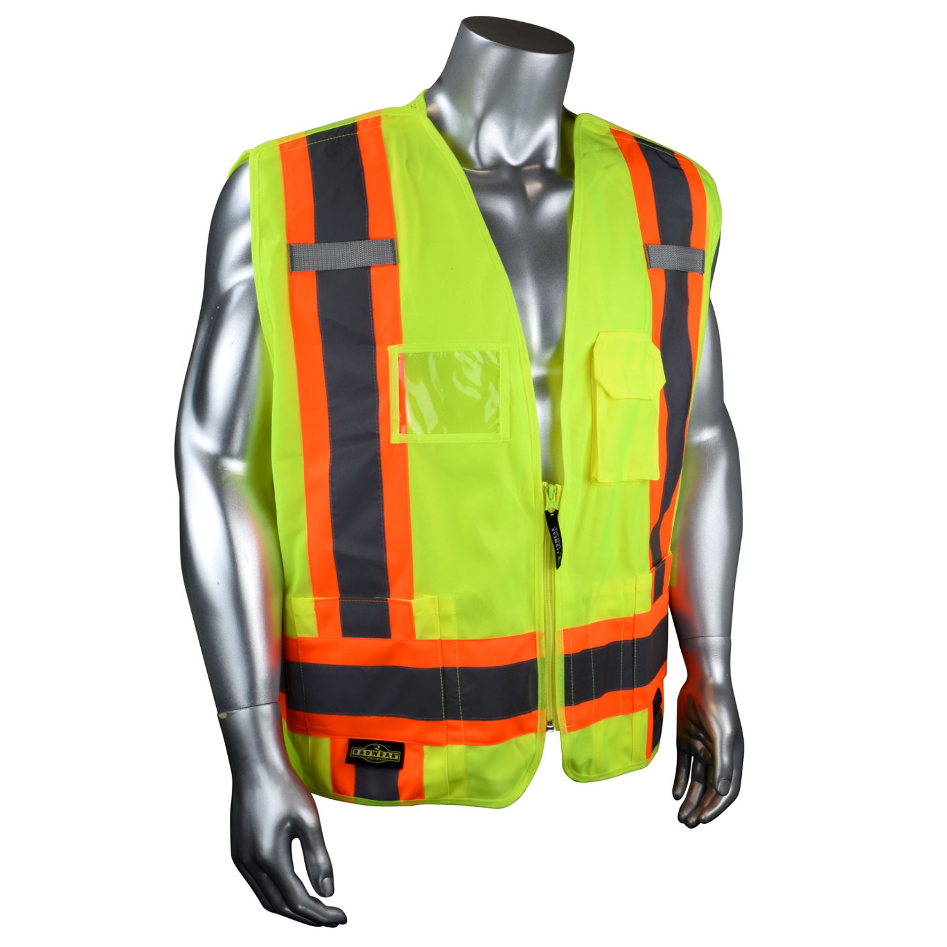 Picture of Radians SV020X-2 Heavy Duty 7-Pocket Tear Away Cruiser Vest X-Back
