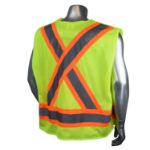 Picture of Radians SV020X-2 Heavy Duty 7-Pocket Tear Away Cruiser Vest X-Back