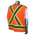 Picture of Radians SV020X-2 Heavy Duty 7-Pocket Tear Away Cruiser Vest X-Back