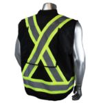 Picture of Radians SV030X-1 Heavy Duty 10-Pocket Cruiser Vest with Back Pouch X-Back