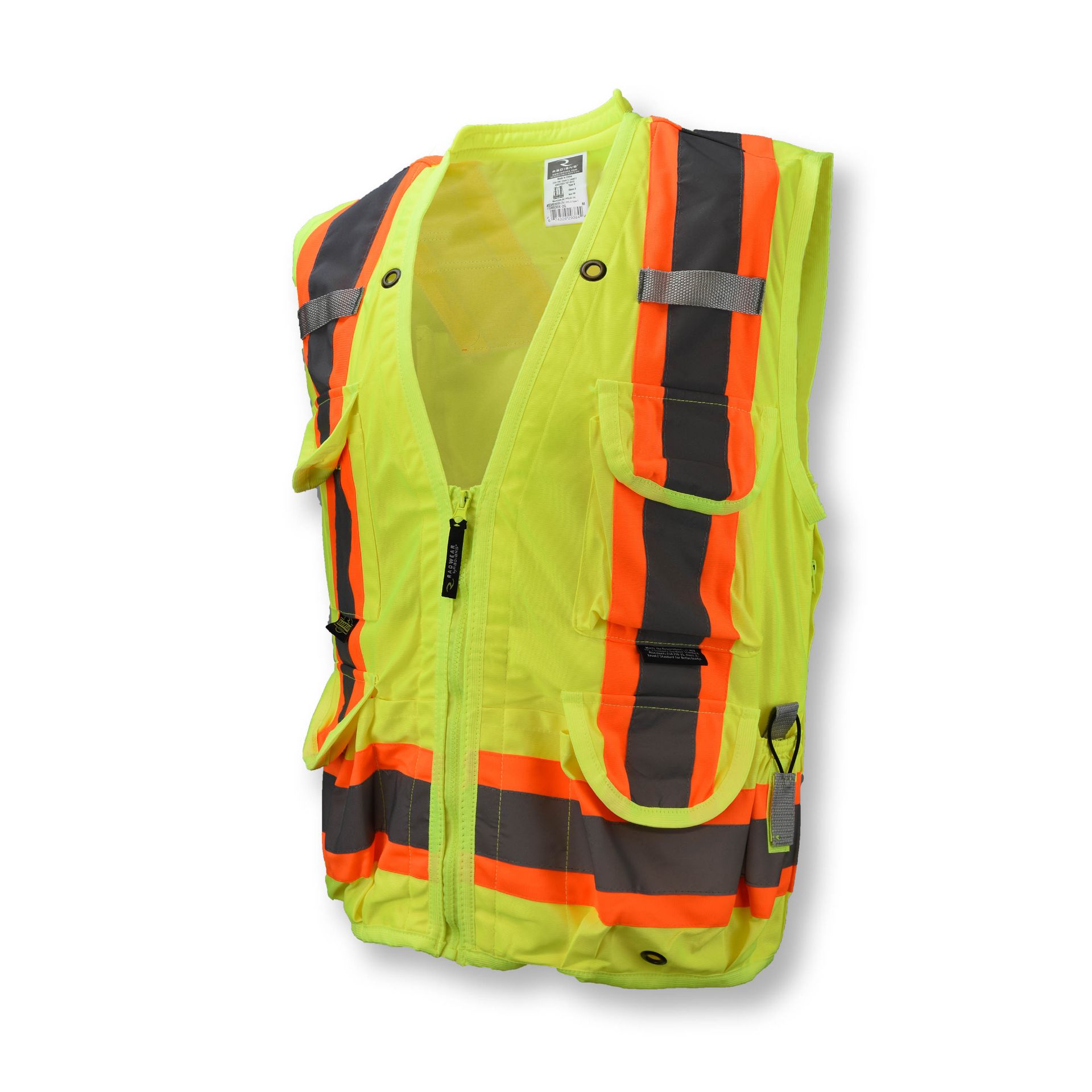Picture of Radians SV030X-2 Heavy Duty 10-Pocket Cruiser Vest with Back Pouch X-Back