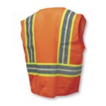 Picture of Radians SV22GL-2 Economy Type R Class 2 Safety Glow-in-the-Dark Vest with Two-Tone Trim