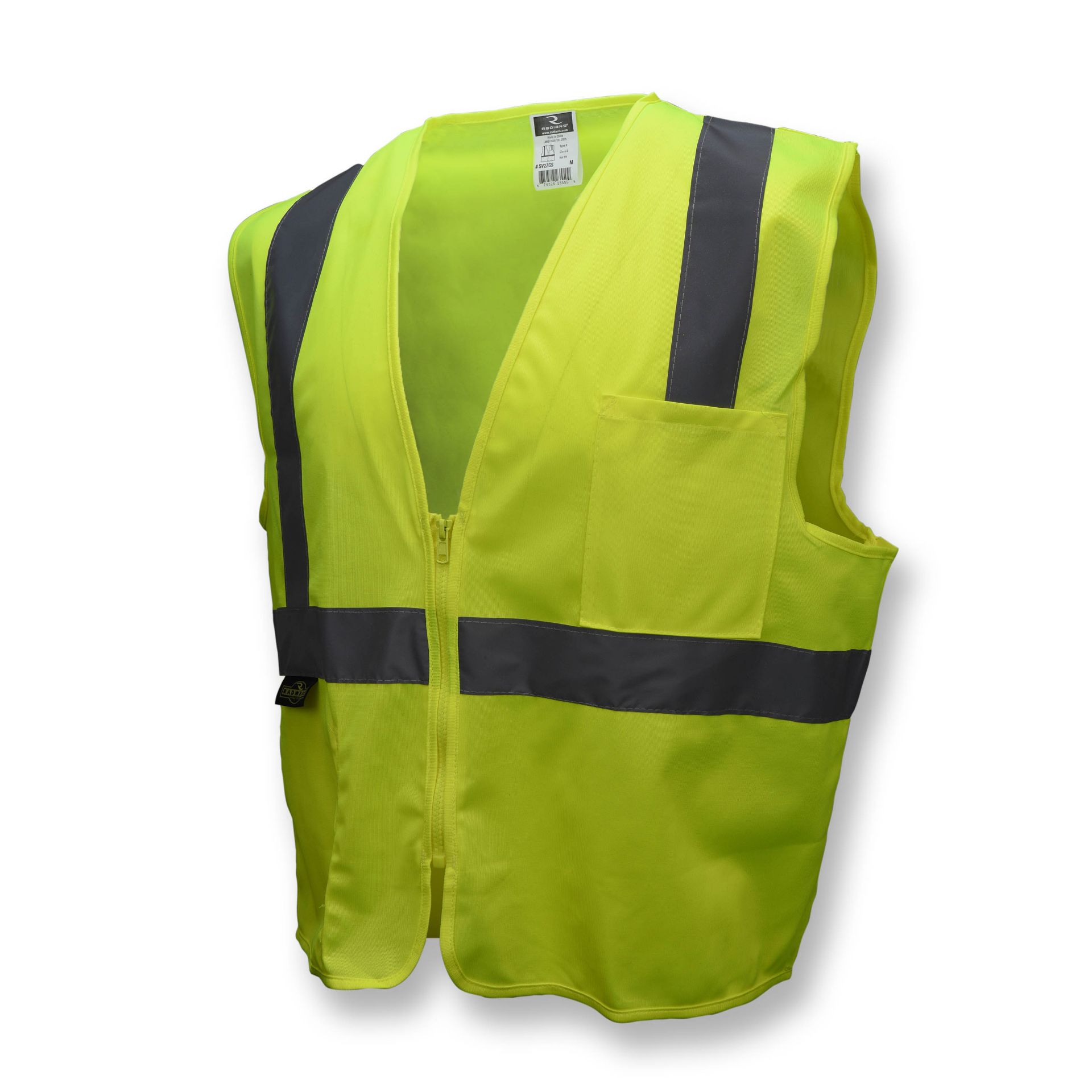 Picture of Radians SV2Z Economy Type R Class 2 Solid Safety Vest with Zipper