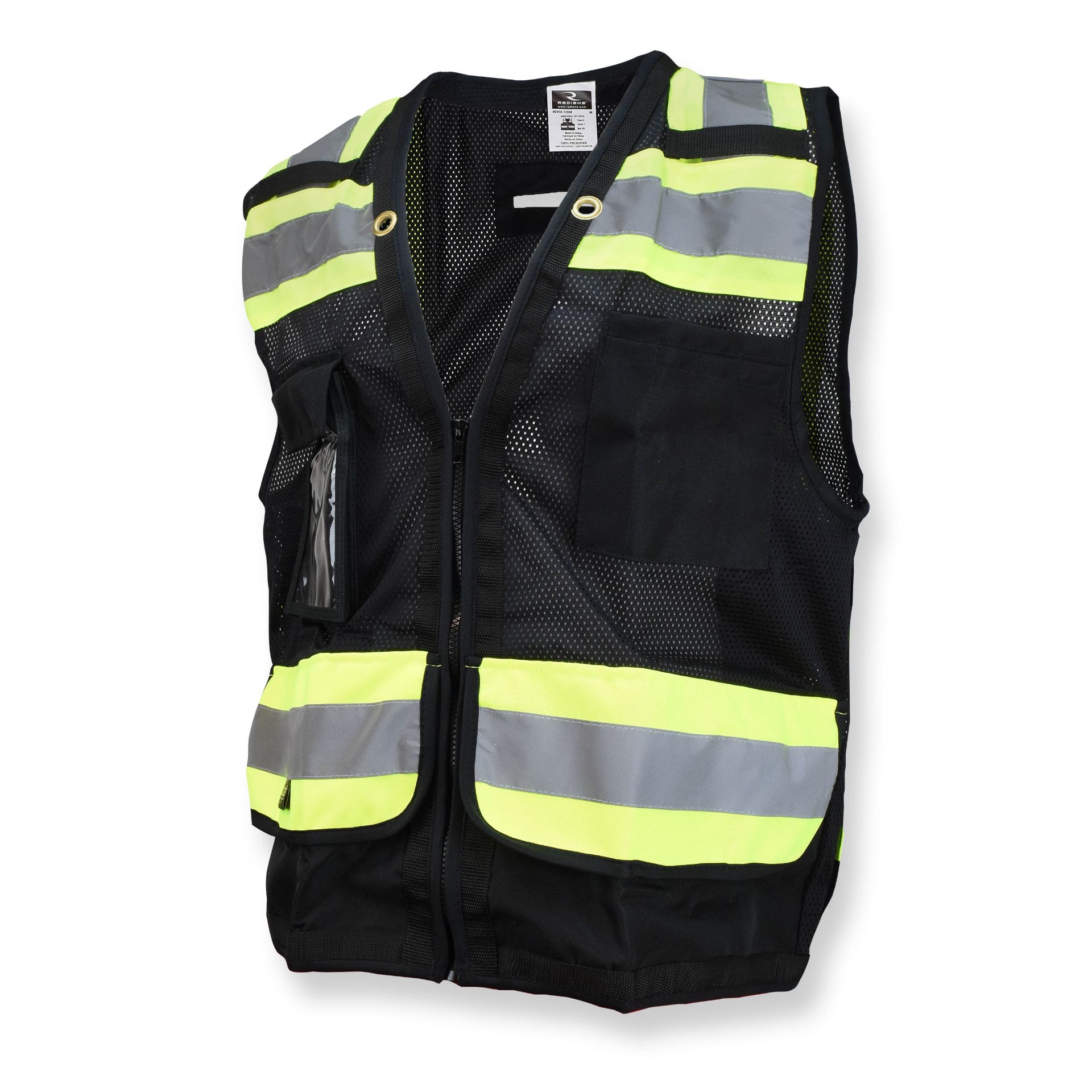 Picture of Radians SV59-1 Type O Class 1 Heavy Duty Surveyor Safety Vest with Zipper