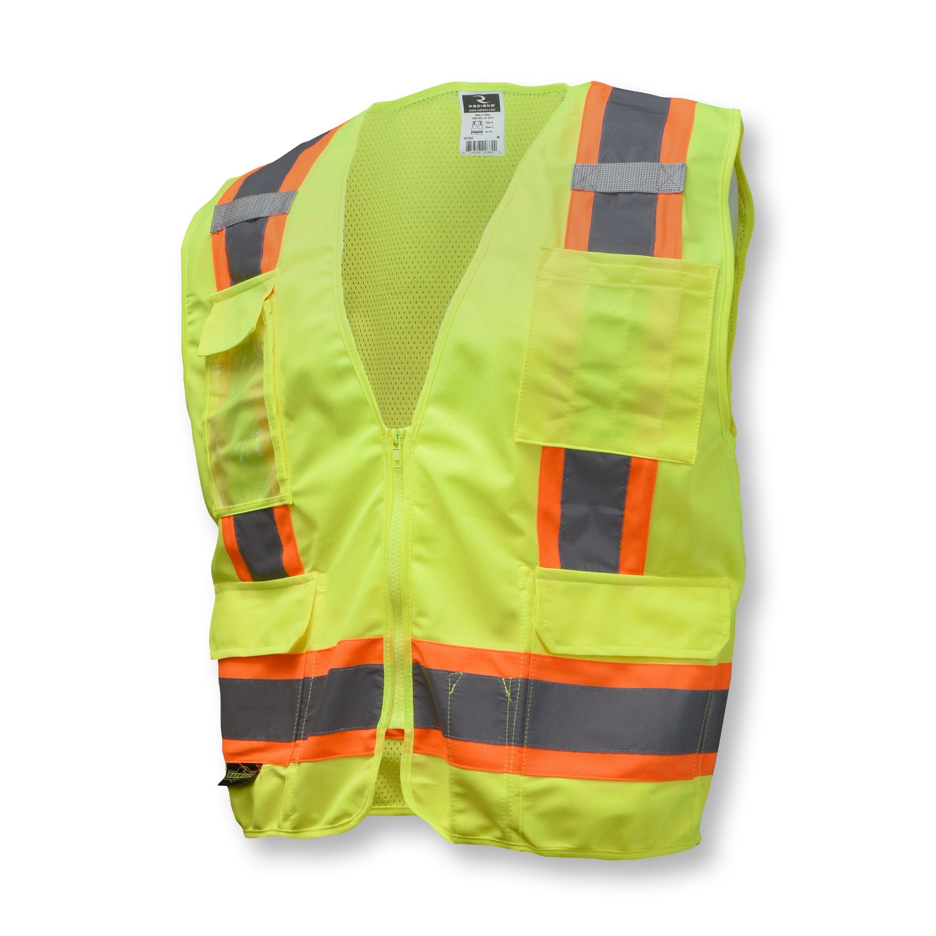 Picture of Radians SV6 Two Tone Surveyor Type R Class 2 Solid/Mesh Safety Vest
