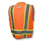 Picture of Radians SV6H Type R Class 2 Heavy Duty Two Tone Mesh Surveyor Vest with Solid Pockets