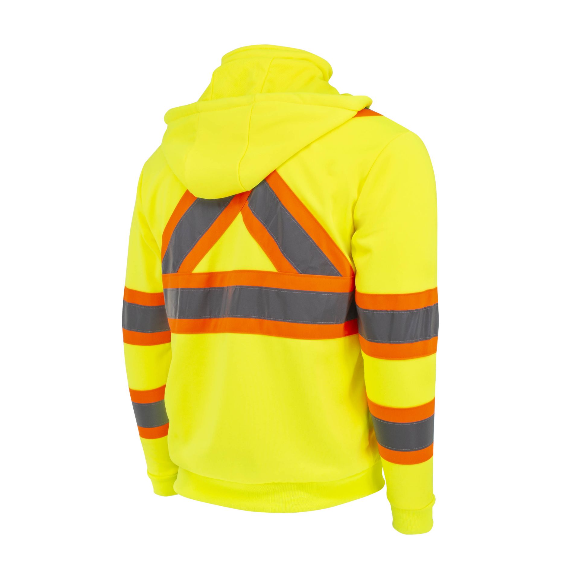 Picture of Radians SW01X-2 High Neck Zip Front X-Back Hooded Sweatshirt