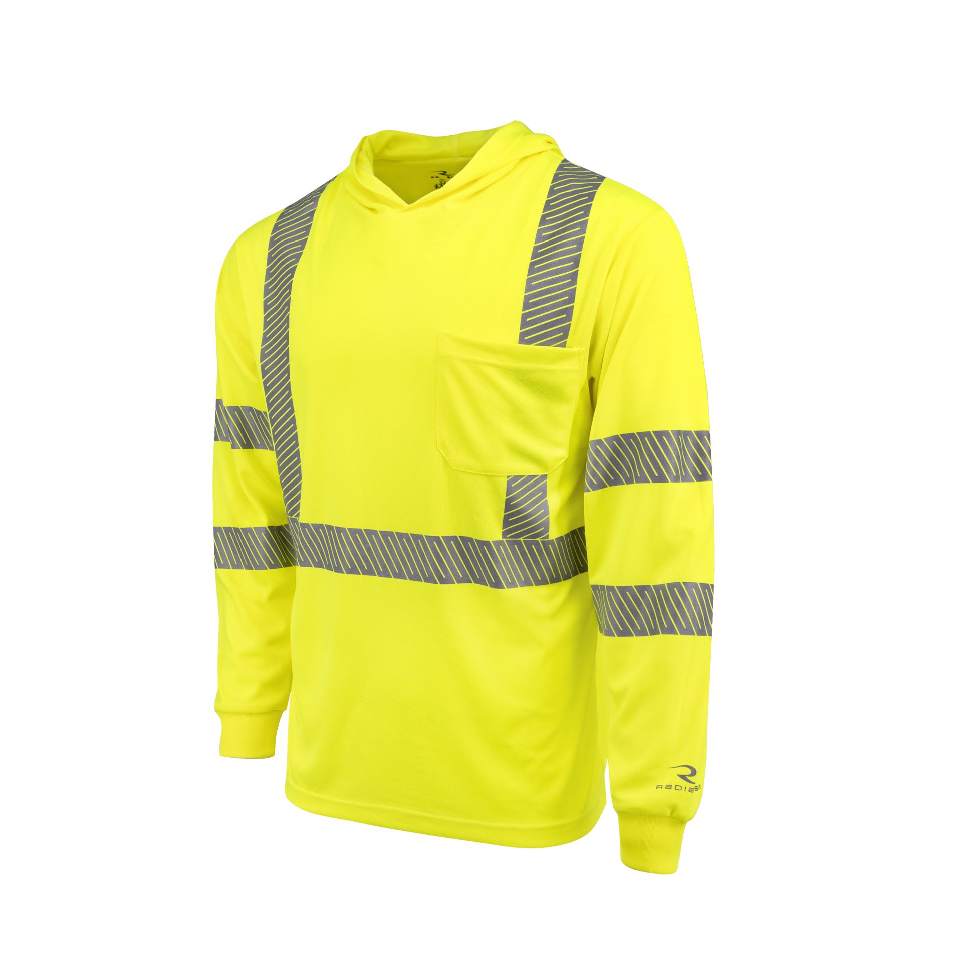 Picture of Radians ST61-3 Hooded Type R Class 3 Mesh Long Sleeve T-Shirt