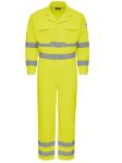 Picture of Bulwark® CMD8 Men's Lightweight FR Hi-Visibility Deluxe Coverall with Reflective Trim