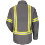 Picture of Bulwark® SLDT Men's Midweight FR Enhanced Visibility Uniform Shirt
