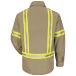 Picture of Bulwark® SLDT Men's Midweight FR Enhanced Visibility Uniform Shirt