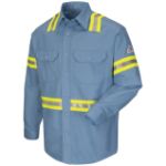 Picture of Bulwark® SLDT Men's Midweight FR Enhanced Visibility Uniform Shirt