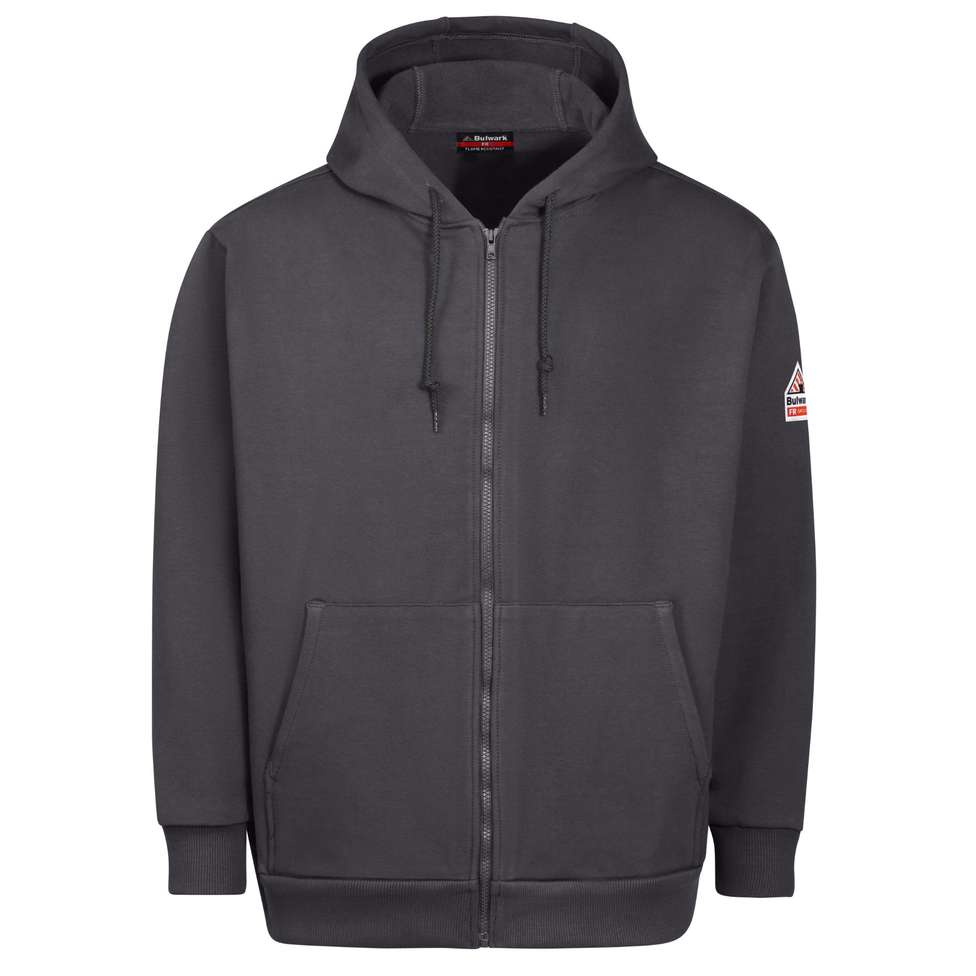 Picture of Bulwark® SEH4 Men's Fleece FR Zip-Front Hooded Sweatshirt