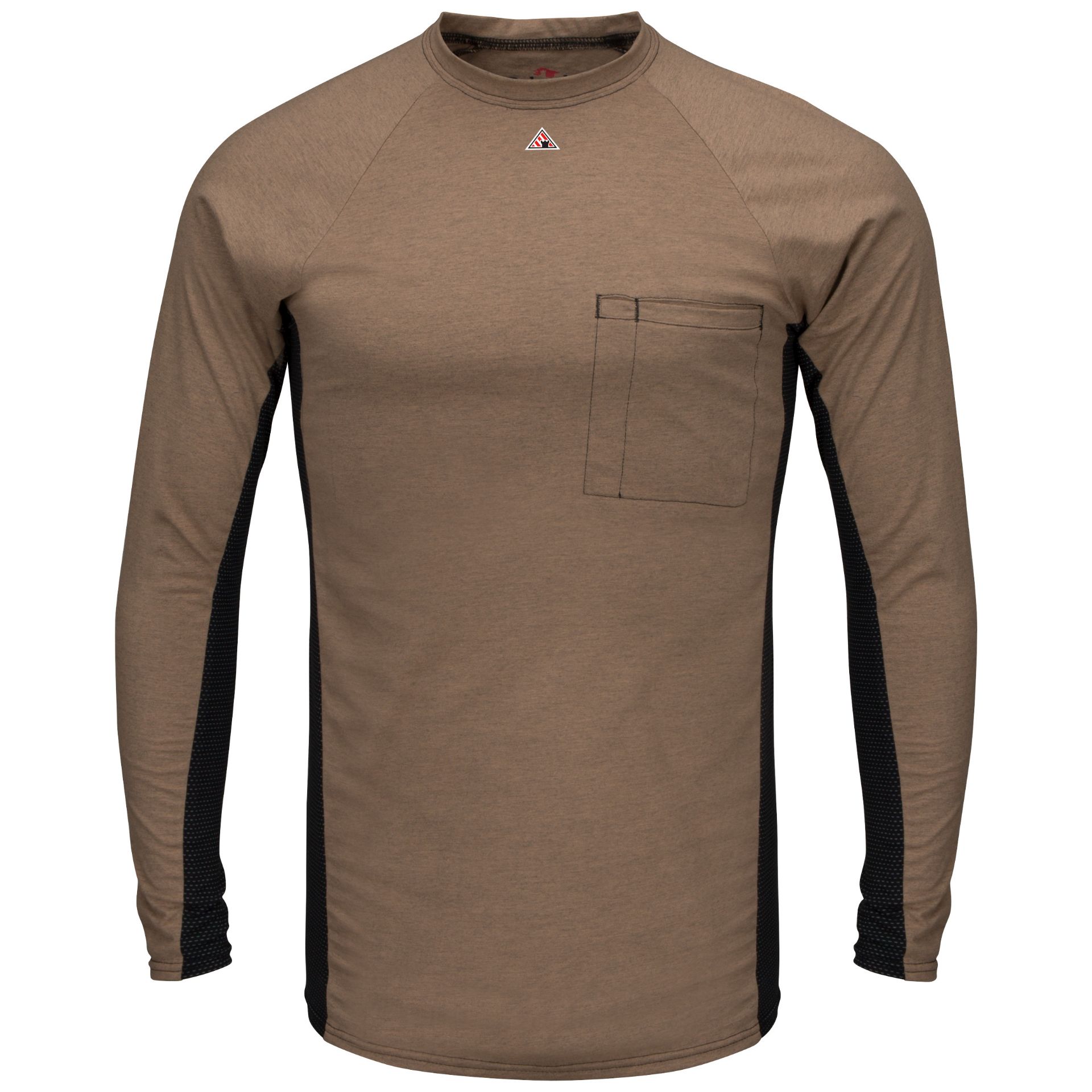 Picture of Bulwark® MPS8 Men's FR Long Sleeve Base Layer with Concealed Chest Pocket