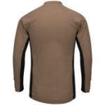 Picture of Bulwark® MPS8 Men's FR Long Sleeve Base Layer with Concealed Chest Pocket